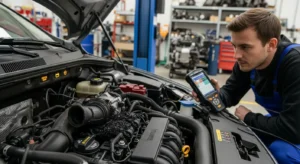 Simptomi problema s EGR ventilom: nepravilan rad motora, povećana potrošnja goriva, dim iz auspuha, lampica motora na instrument ploči.