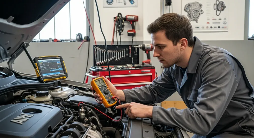 Lambda sonda u automobilu, prikaz simptoma kvara, dijagnostičkog uređaja i postupka zamjene za rješavanje problema sa ispušnim plinovima.