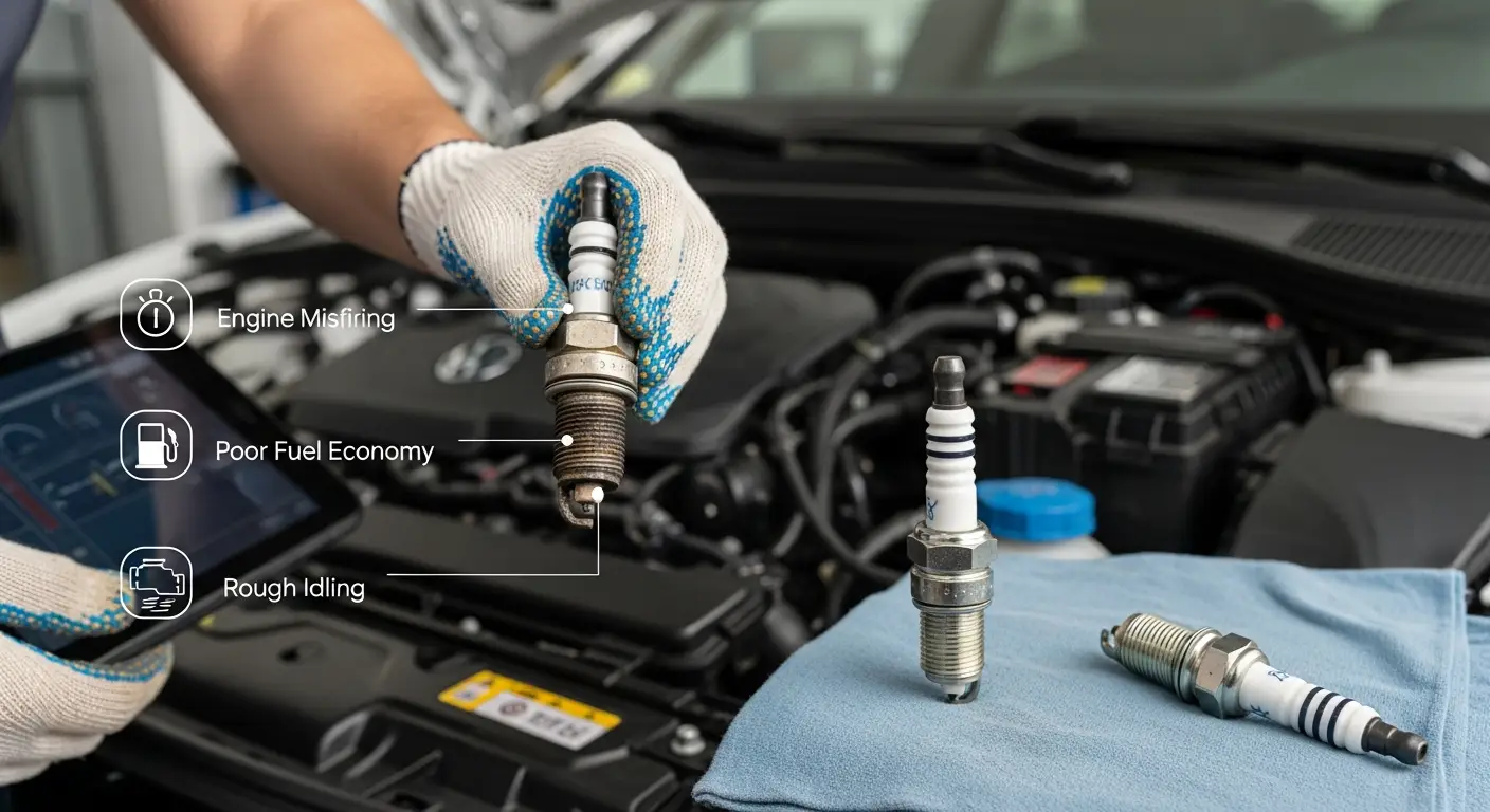 Loše svjećice mogu uzrokovati teško pokretanje motora, neravnomjeran rad i povećanu potrošnju goriva, a provjeriti ih možete vizualnim pregledom i mjerenjem iskrenja.