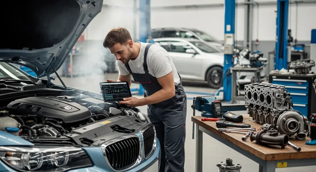 Ispušni dim iz automobila – najčešći uzroci, dijagnostika i rješenja za crni, plavi i bijeli dim iz auspuha.