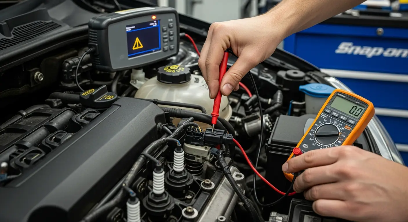 Problemi sa žarnim svjećicama u dizelskim motorima očituju se otežanim pokretanjem motora, povećanom emisijom dima i neravnomjernim radom, a dijagnosticiraju se provjerom električnog otpora i vizualnim pregledom svjećica.