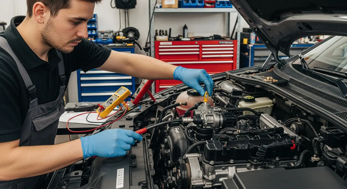 Za provjeru funkcionalnosti EGR ventila u dizelskom motoru, ispitajte rad ventila dijagnostičkim uređajem ili vizualno provjerite protok ispušnih plinova pri promjenama broja okretaja motora.
