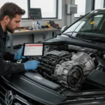 Simptomi i dijagnoza kvara DSG prijenosa prikazani kroz online kupovinu autodijelova i alata za popravak na internetu.