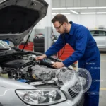 Simptomi i dijagnoza problema s momentnim pretvaračem kod automobila, ilustrirani kroz online kupovinu rezervnih dijelova za rješenje kvara.