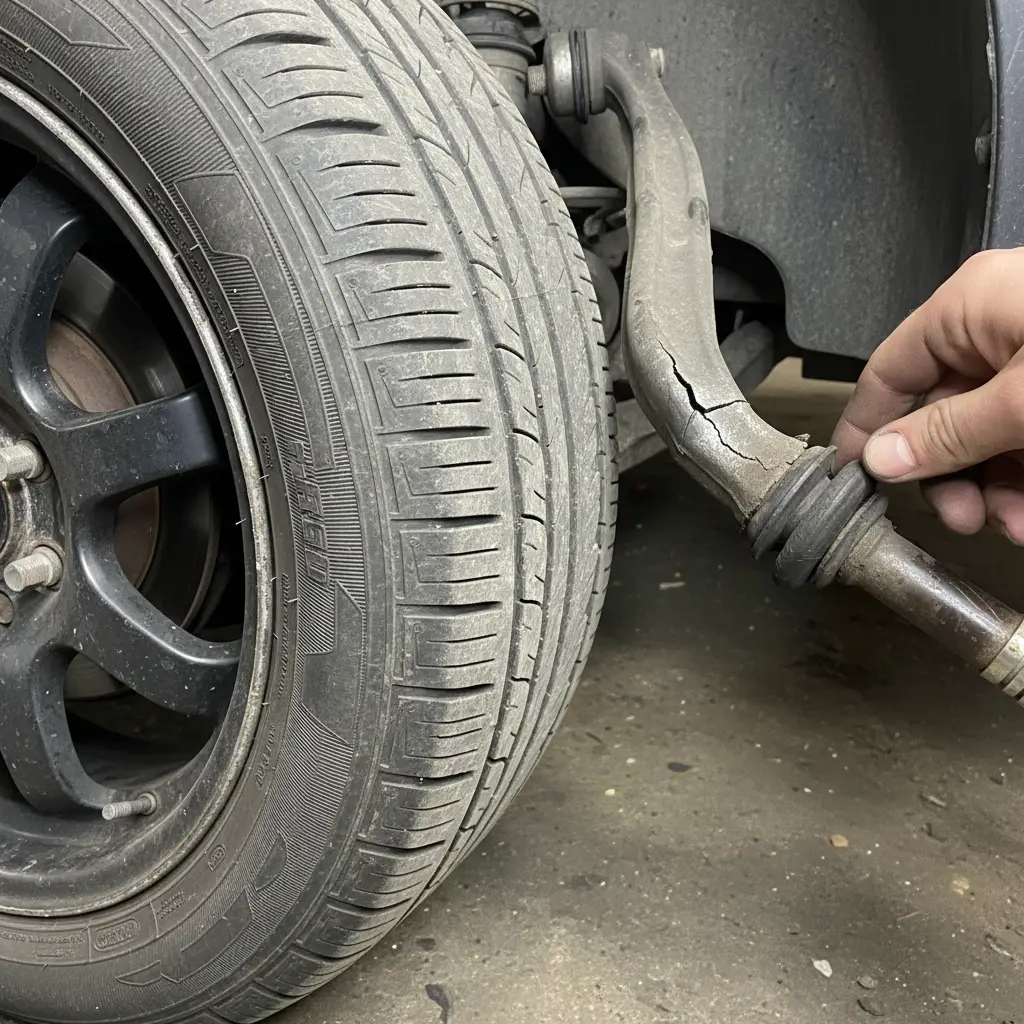 Simptomi oštećenog kontrolnog kraka uključuju neobične zvukove, lošu upravljivost i nepravilan trošenje guma; dijagnoza se vrši vizualnim pregledom i testiranjem ovjesa, a zamjenski dijelovi mogu se kupiti online za jednostavniju popravku.