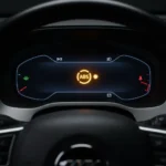 Simbol žute ABS lampice na vozilu prikazuje upozorenje na mogući kvar sustava, važan za sigurnost pri online kupnji autodijelova.