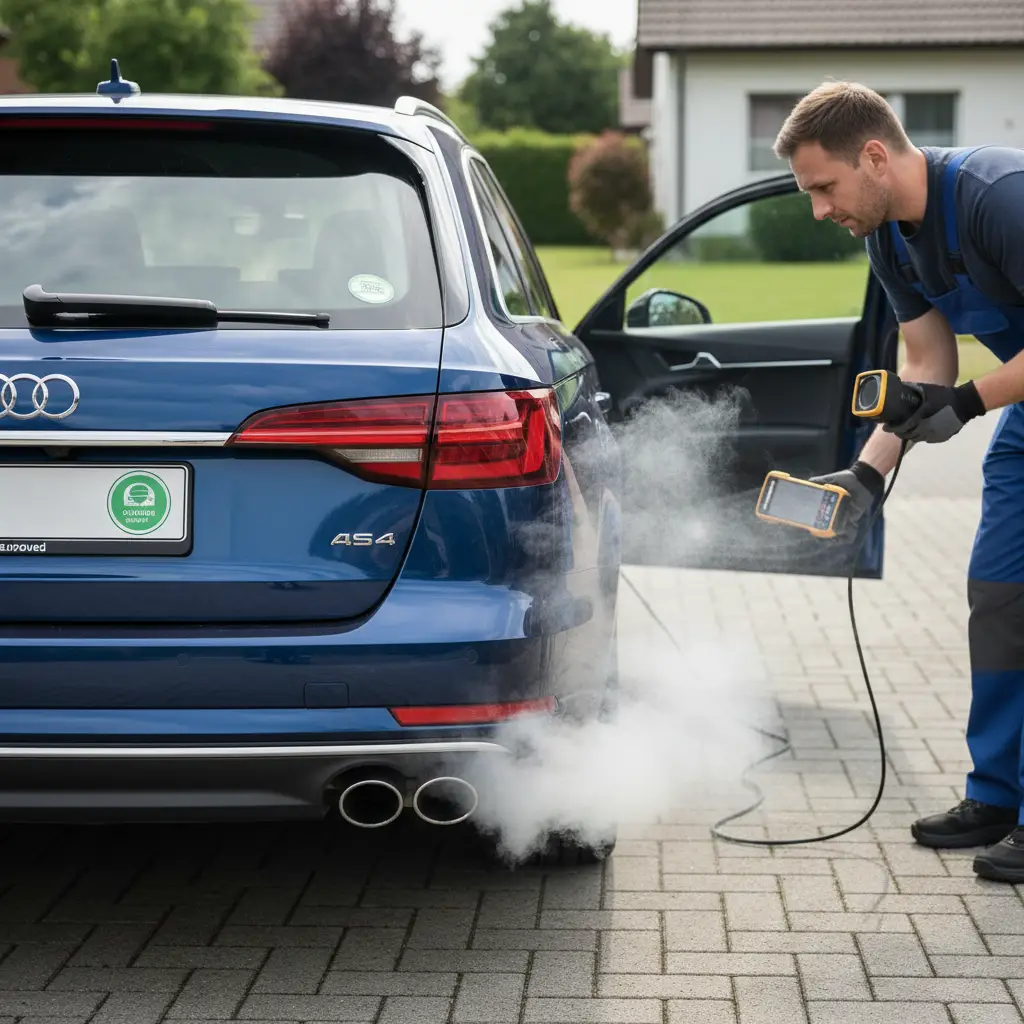 Bijeli dim iz ispuha: uzroci, dijagnoza i rješenja – važne informacije za online kupce automobila za sigurnu i pouzdanu kupnju vozila.