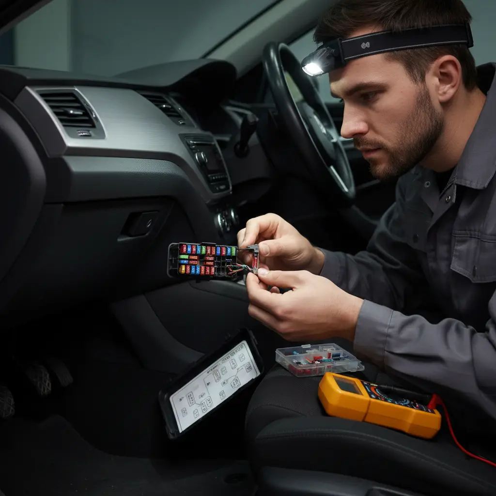 Centralizirani sustav zaključavanja može prestati raditi zbog ispražnjenog daljinskog upravljača, neispravnih električnih spojeva ili motora brave, a rješenje uključuje zamjenu baterija, provjeru osigurača i kupnju zamjenskih dijelova putem online trgovina.