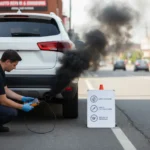 Crni dim iz auspuha automobila označava kvar motora; online kupnja dijelova može pomoći u brzom rješavanju problema i popravku vozila.