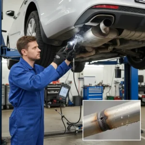 Dijagnosticiranje ispušnog curenja: simptomi poput buke i mirisa, rješenja za popravak, online kupovina dijelova za ispušni sustav automobila.
