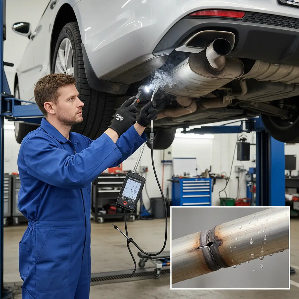 Dijagnosticiranje ispušnog curenja: simptomi poput buke i mirisa, rješenja za popravak, online kupovina dijelova za ispušni sustav automobila.