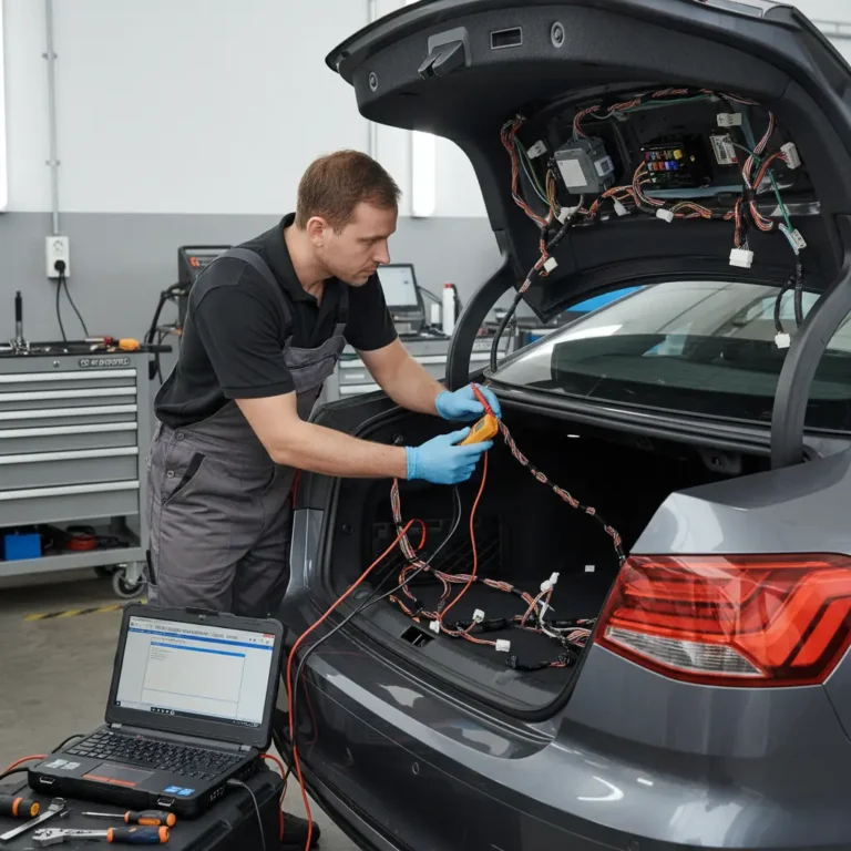 Dijagnosticiranje kvara električnog prtljažnika: simptomi i rješenja, online kupovina dijelova za popravak ili zamjenu sustava prtljažnika automobila.