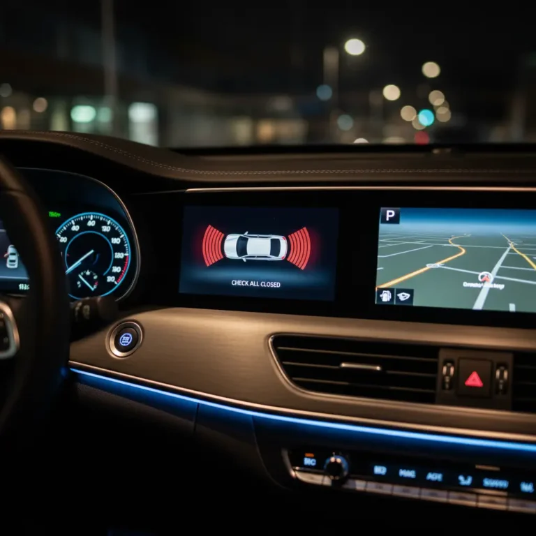 Indikator otvorenih vrata, haube ili prtljažnika prikazuje se na ekranu automobila tijekom online kupovine za dodatnu sigurnost korisnika.