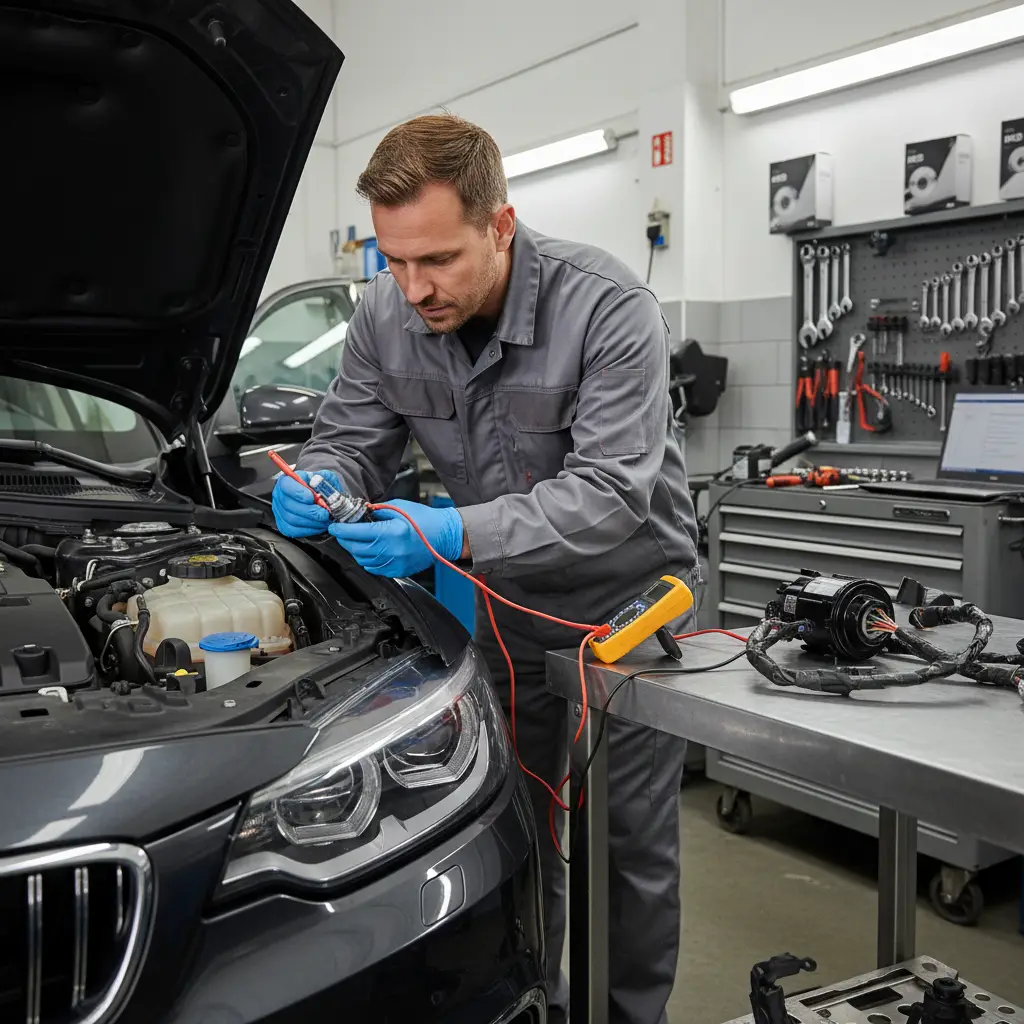 Zamjena neispravnih Xenon HID žarulja za auto, kupovina novih žarulja online, prikaz ugradnje i savjeta za online shopping rezervnih dijelova.