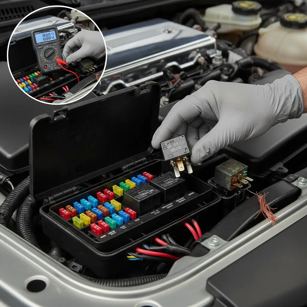 Simptomi kvara automobilskih releja, vodič za prepoznavanje i zamjenu, online kupovina releja za vozila, savjeti i preporuke.