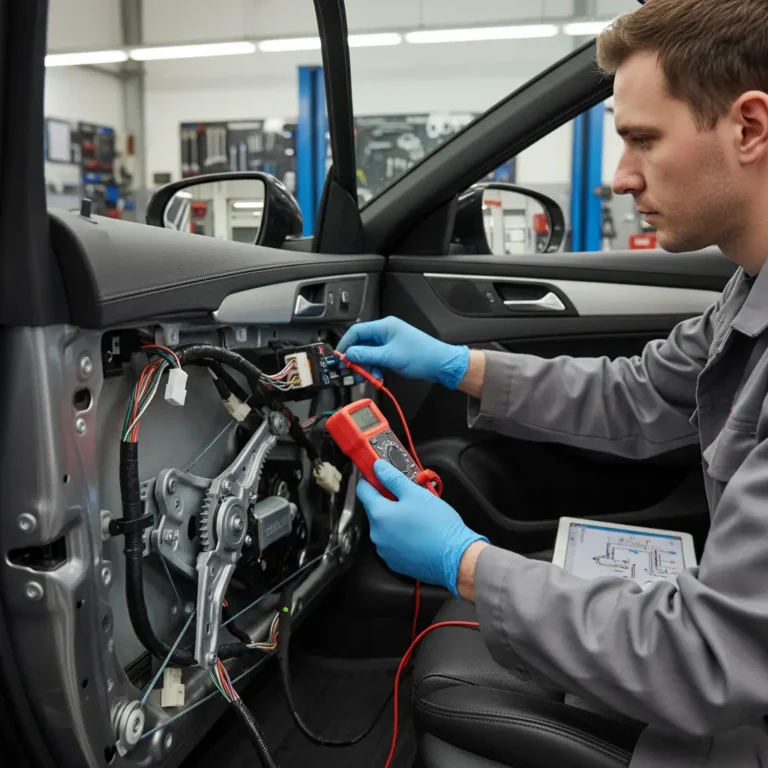 Automatski prozor na automobilu ne radi ispravno, alat i dijelovi spremni za popravak, vodič za online kupnju potrebnih komponenti.