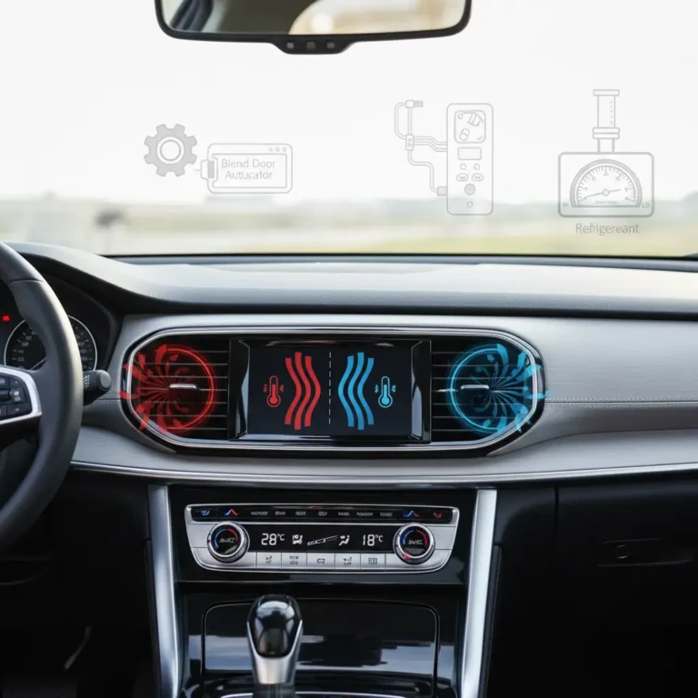 Auto klima puše topli zrak samo s jedne strane – uzroci i rješenja, online kupovina dijelova za popravak klime.