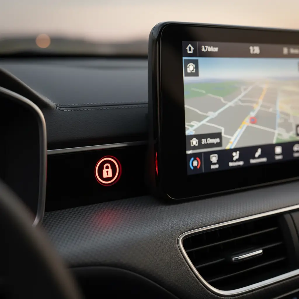 Lampica statusa ključa/immobilizera signalizira je li ključ ispravan i može li se vozilo sigurno pokrenuti.