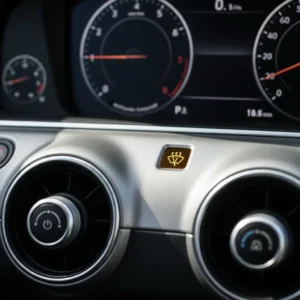 Lampica upozorenja za perilicu vjetrobrana na online trgovini auto dijelova, simbolizira potrebu za dolijevanjem tekućine.