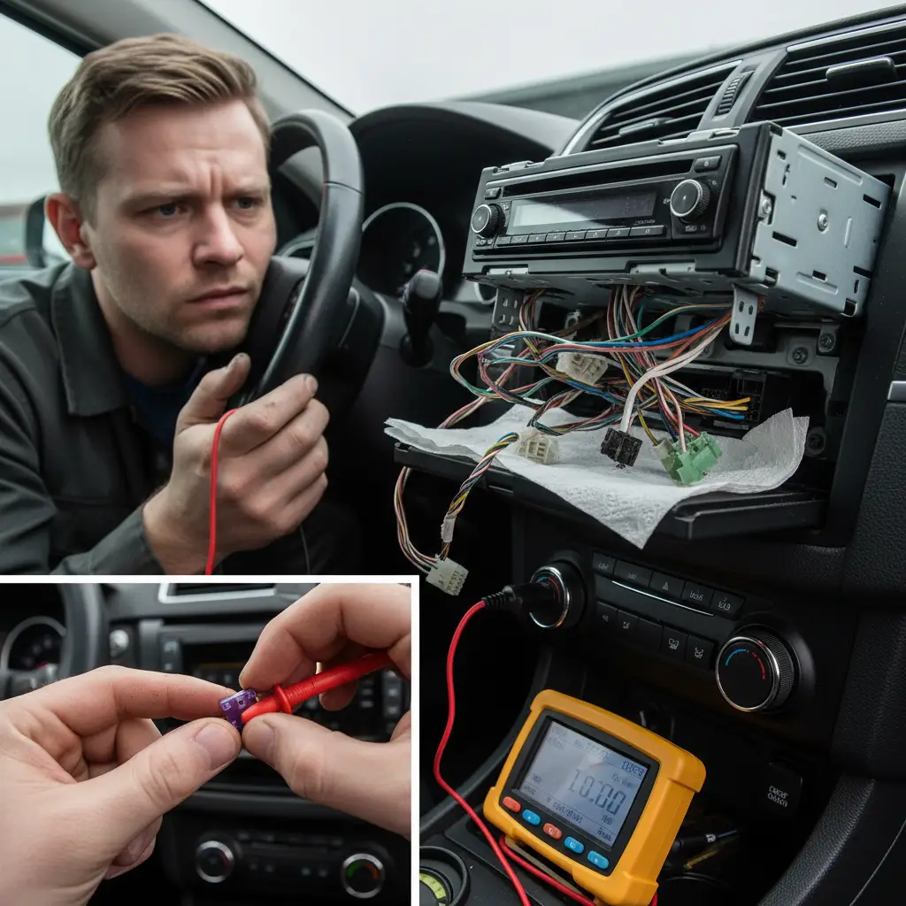 Najčešći električni problemi zbog kojih autoradio ne radi uključuju pregorjele osigurače, labave spojeve i neispravne žice, a rješenja često podrazumijevaju zamjenu osigurača ili kupovinu novih dijelova putem online trgovina.