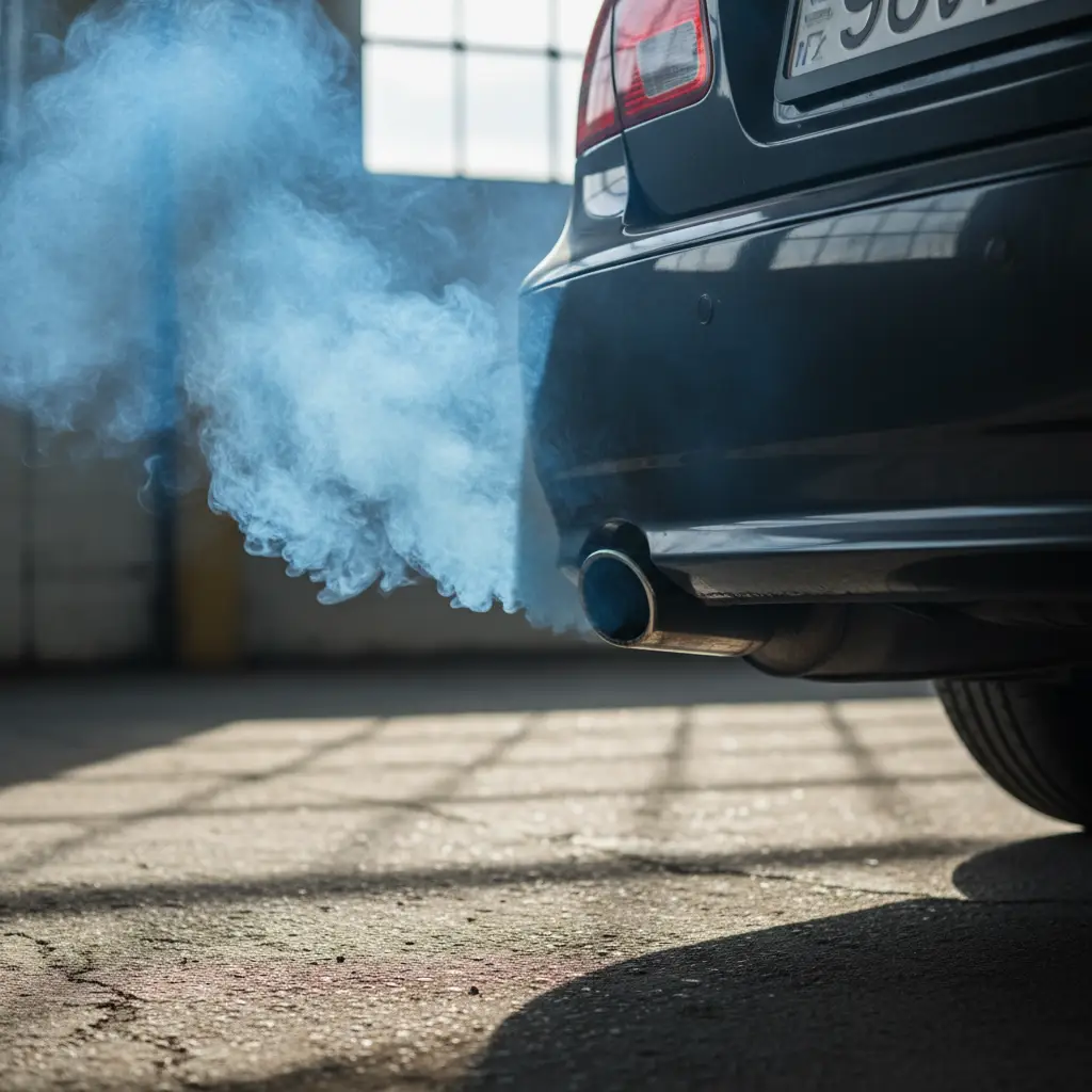 Plavi dim iz ispuha najčešće ukazuje na sagorijevanje ulja u motoru, što može biti uzrokovano istrošenim brtvama, ventilima ili klipnim prstenovima, a rješenje uključuje zamjenu oštećenih dijelova koje možete jednostavno naručiti putem online trgovina s auto dijelovima.