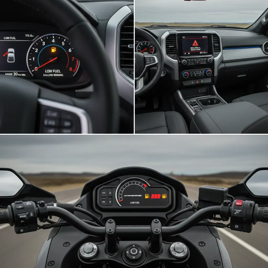 Pokazatelj niske razine goriva je svjetlosni signal na instrument ploči automobila koji upozorava vozača da je potrebno natočiti gorivo, a može se pronaći u ponudi online trgovina s auto dijelovima.