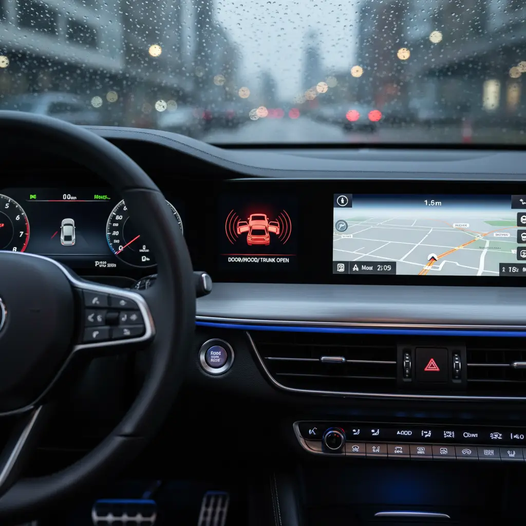 Pokazatelj otvorenih vrata/haube/prtljažnika je elektronički uređaj koji vas obavještava kada je neki od ovih dijelova vozila otvoren, a možete ga lako naručiti putem online trgovina.