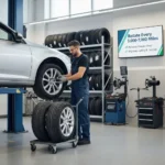 Rotacija guma svakih 10.000 km produžuje vijek trajanja, poboljšava sigurnost i učinkovitost online kupljenih automobilskih guma.