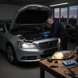 Slabi farovi na autu zbog prljavštine, istrošenih žarulja ili loše elektronike; rješenja dostupna putem online kupovine auto dijelova.